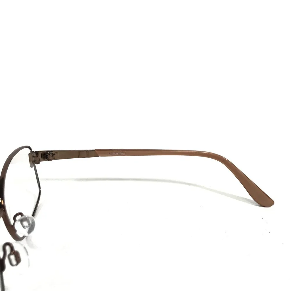 Roberto Steffani RSS 07 COL 10 Eyeglasses Frames Brown Rectangular 53-16-135